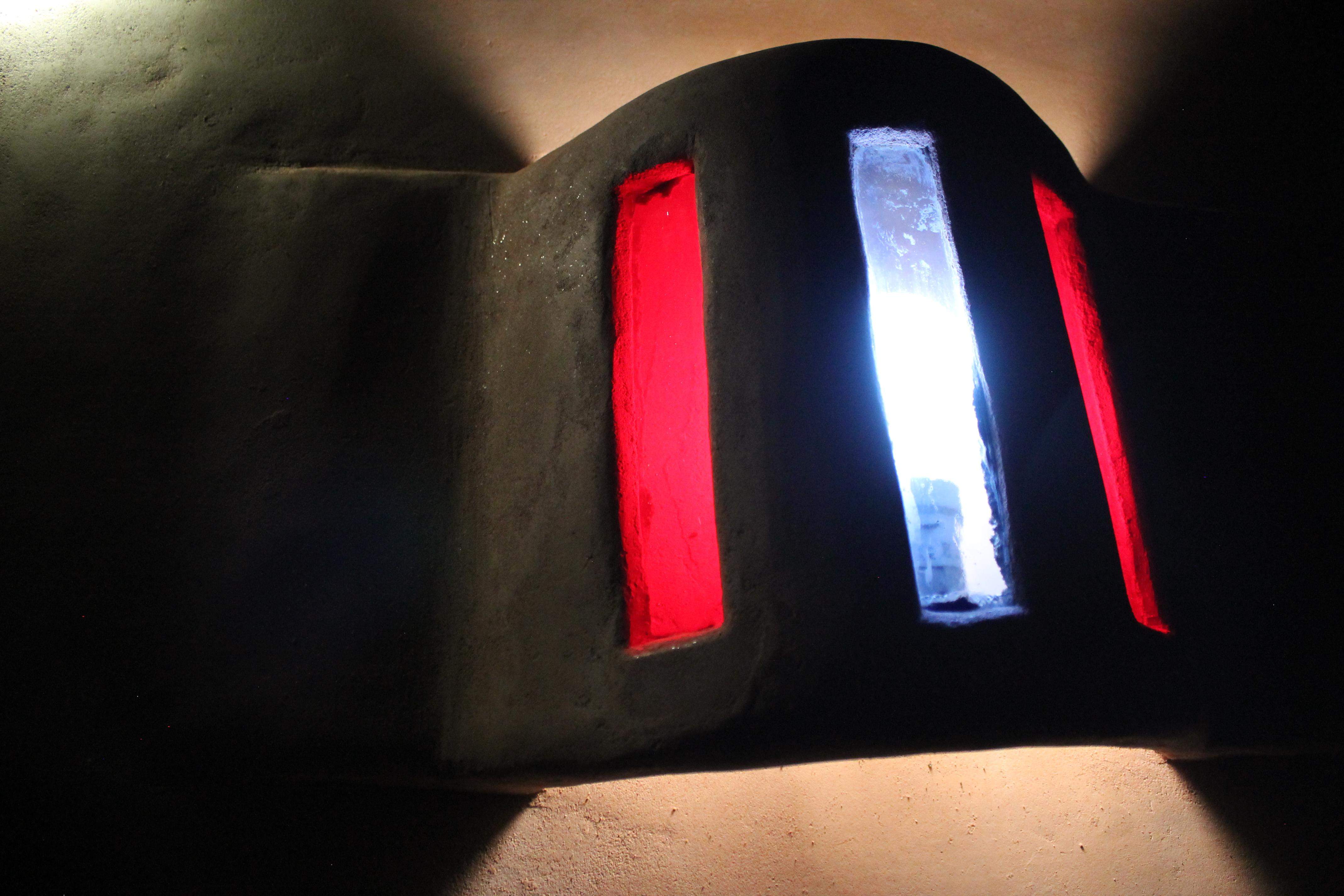 tynk dekoracyjny podświetlony